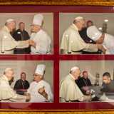 �Dopo la divisione del locale di pap� - afferma Bruno - ho avuto per� un percorso di crescita come chef, riuscendo a togliermi grandi soddisfazioni, come quella di ospitare due papi nel mio locale: Wojtyla nel 1984 e Francesco nel luglio di due anni fa�